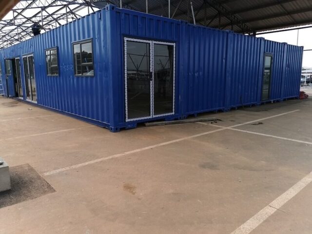 Joined Office Container Conversion