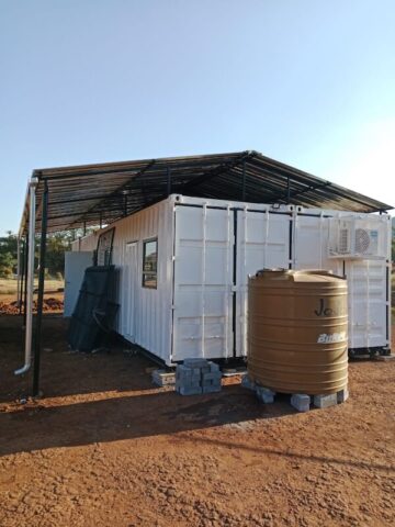 Shipping Container Roof Structures