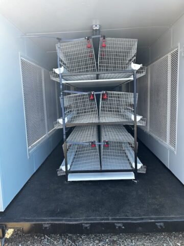 6m Egg Laying Production Container Conversion